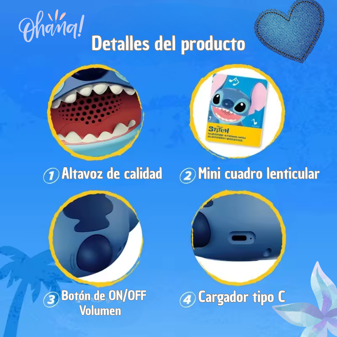 Parlante con conexión Bluetooth